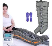 Botte Pressothérapie, Appareil De Massage À Compression d'air Pour Jambes, Bottes Pressothérapie Pour Jambes, Le Drainage Lymphatique Et La Relaxation Des Muscles (8 Cavités, 2legs)