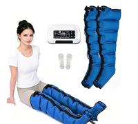 Botte Pressothérapie Lymphatique, Drainage Lymphatique Jambes, 6 Chambres Masseur À Compression D’air, Capteur De Pression Intégré, Télécommande Sans Fil, Améliore La Circulation