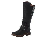 Rieker Femme 94789 Botte Haute Jusqu'au Genou, Noir 00, 39 EU