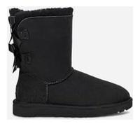 UGG Bottes Bailey Bow II en cuir noir, talon plat, taille 41