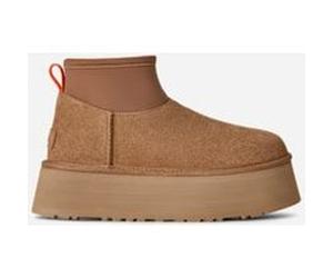 Botte UGG Classic Mini Dipper pour femme | UGG UE in Brown, Taille 42, Daim/Néoprène/Matières Recyclées/Polyester
