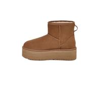 Botte UGG CLASSIC MINI PLATFORM - Marron - Tige en daim - UGGplush™ 17 mm 80 % laine recyclée 41