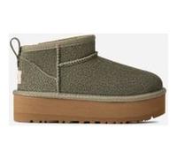 Botte UGG Classic Ultra Mini à plateforme pour enfant | UGG UE in Green, Taille 32.5, Daim