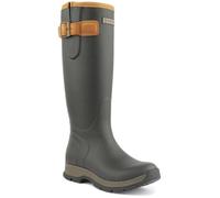 ARIAT Burford Marron Sangle Réglable Imperméable Caoutchouc Bottes Taille UK 3 -