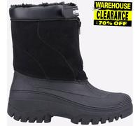 Botte Wellington Noire Cotswold Venture Junior D'Hiver Extérieure IMPERMÉABLE