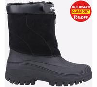 Botte Wellington Noire Cotswold Venture Junior D'Hiver Extérieure IMPERMÉABLE