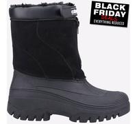 Cotswold Venture Junior Extérieur Hiver Imperméable Bottes en Caoutchouc Noir