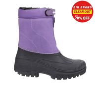 Botte Wellington Purple Cotswold Venture Junior D'Hiver Extérieure IMPERMÉABLE