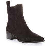 Botte Western Noire Femme Vagabond Marja À Bout Pointu Pliée Élastique EU 36-42