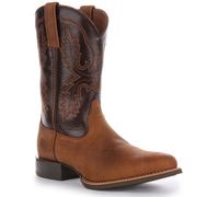 Botte Western Pour Homme Ariat Sport Stratten En Cuir Duratread Marron UK 7 - 12
