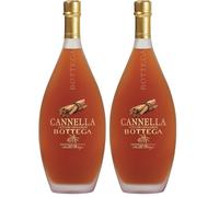 Bottega CANNELLA Ceylon Cinnamon Liqueur 28% Vol. 0,5l (Lot de 2)