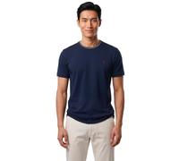 Bottega del Sarto T-shirt coupe droite en jersey de coton blanc, bleu, XL