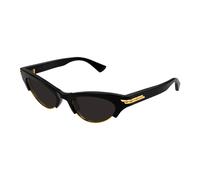 Bottega Veneta - Angle Cat Eye Lunettes de soleil - Femme - Accessoires - Noir - Taille: 52 MM