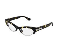 Bottega Veneta - Angle Cat Eye Lunettes de soleil - unisex - Accessoires - Brun - Taille: 52 MM