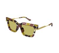Bottega Veneta - Bv1242S Square Lunettes de soleil - Femme - Accessoires - Multicolore - Taille: 53 MM