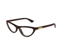 Bottega Veneta - Cat Eye Eyeglasses - unisex - Accessoires - Brun - Taille: 55 MM