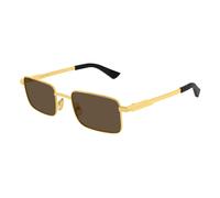 Bottega Veneta - Classic Rectangular Lunettes de soleil - unisex - Accessoires - Jaune - Taille: 53 MM