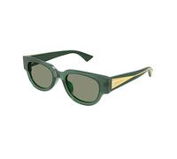 Bottega Veneta, Femme, Accessoires, Vert, Taille: 52 MM Lunettes de soleil Tri-Fold New Classic