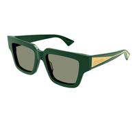 Bottega Veneta Femme Bottega Veneta BV1276S 003 Lunettes de soleil Acétate Vert Vert Carré