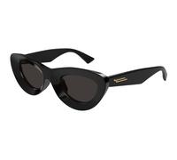 Bottega Veneta Femme Bottega Veneta BV1325S 001 Lunettes de soleil Injecté Noir Gris Cat Eye