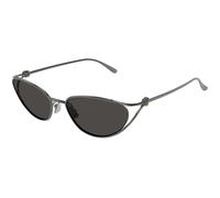 Bottega Veneta Femme BV1330S 001 Lunettes de soleil Métal Ruthénium Gris Cat Eye