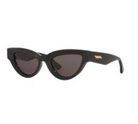 Bottega Veneta Femme Sunglass BV1249S - Couleur du Monture: Noir, Couleur de Lentille: Gris