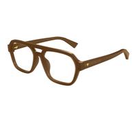 Bottega Veneta Homme Bottega Veneta BV1336OA 004 Montures optiques Acétate Marron Transparent Pilote