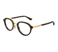Bottega Veneta Homme Bottega Veneta BV1375O 002 Montures optiques Acétate La Havane Transparent Ronde
