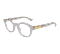 Bottega Veneta Homme Bottega Veneta BV1413O 003 Montures optiques Acétate Gris Transparent Ronde