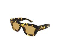 Bottega Veneta Femme Bottega Veneta BV1357S 003 Lunettes de soleil Acétate Havane Marron Carré