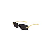 Bottega Veneta Femme Bottega Veneta BV1439S 001 Lunettes de soleil Bio-injecté Noir Gris Carré