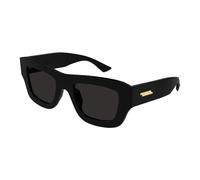 Bottega Veneta Lunettes de soleil Femme BV1357S 001 Acétate Noir Gris Carré