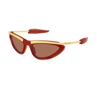 Bottega Veneta - Lunettes de soleil œil-de-chat - Femme - Accessoires - Rouge - Taille: 53 MM