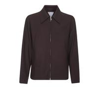 Bottega Veneta - Manteau Bordeaux en Coton avec Fermeture Éclair - Homme - Vestes - Violet - Taille: L
