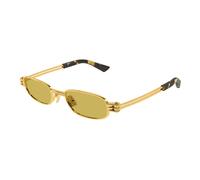 Bottega Veneta - Narrow Rectangular Lunettes de soleil - Femme - Accessoires - Jaune - Taille: ONE Size