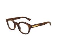 Bottega Veneta - Pantos Eyeglasses - Homme - Accessoires - Brun - Taille: 46 MM