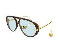 Bottega Veneta - Pilot Lunettes de soleil - unisex - Accessoires - Brun - Taille: 63 MM