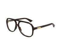 Bottega Veneta - Pilot Optical Frame - unisex - Accessoires - Brun - Taille: 56 MM
