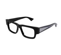 Bottega Veneta - Rectangle Optical Frame - unisex - Accessoires - Noir - Taille: 51 MM