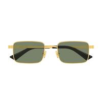 Bottega Veneta - Rectangular Lunettes de soleil - Homme - Accessoires - Jaune - Taille: 53 MM