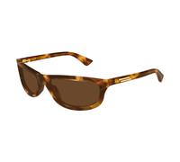 Bottega Veneta - Rectangular Lunettes de soleil - unisex - Accessoires - Brun - Taille: 58 MM