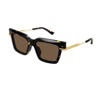 Bottega Veneta - Square Lunettes de soleil - Femme - Accessoires - Brun - Taille: 53 MM