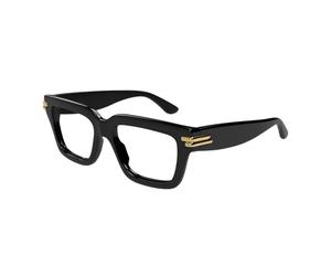 Bottega Veneta - Square Optical Frame - unisex - Accessoires - Noir - Taille: 53 MM