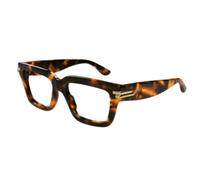 Bottega Veneta - Squared Eyeglasses - unisex - Accessoires - Brun - Taille: 53 MM
