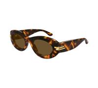 Bottega Veneta, unisex, Accessoires, Brun, Taille: 51 MM Round Lunettes de soleil