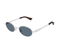 Bottega Veneta, unisex, Accessoires, Gris, Taille: 52 MM Classic Oval Lunettes de soleil