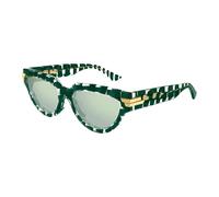 Bottega Veneta, unisex, Accessoires, Vert, Taille: 55 MM Lunettes de soleil Cat Eye
