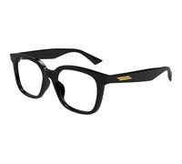 Bottega Veneta Unisex Bottega Veneta BV1334OA 001 Montures optiques Acétate Noir Transparent Carré