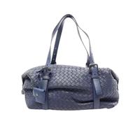 Bottega Veneta Vintage - Sac à main Pre-owned en cuir Intrecciato Montaigne - unisex - Pre-owned - Bleu - Taille: ONE Size