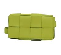 Bottega Veneta Vintage - Sac Ceinture Cassette en Cuir Pre-owned Maxi Intrecciato - Homme - Pre-owned - Vert - Taille: ONE Size